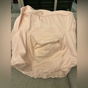 ‘Grace’ My First Anywhere Chair®, Dusty Blush Ruffle Slipcover Only